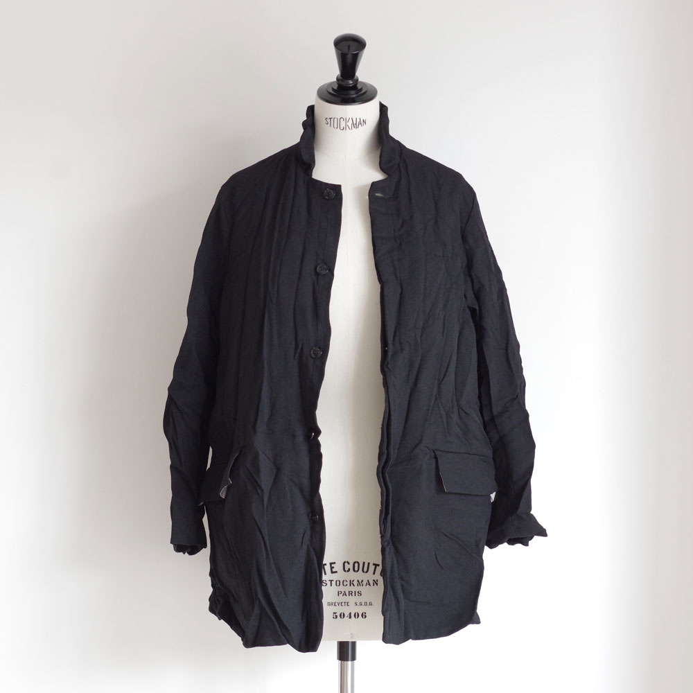 GARMENT REPRODUCTION OF WORKERS : PEDDLERS COAT dry black ڥɥ顼 ɥ饤֥å