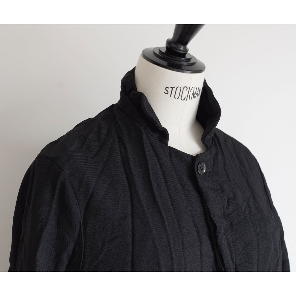GARMENT REPRODUCTION OF WORKERS : PEDDLERS COAT dry black ڥɥ顼 ɥ饤֥å