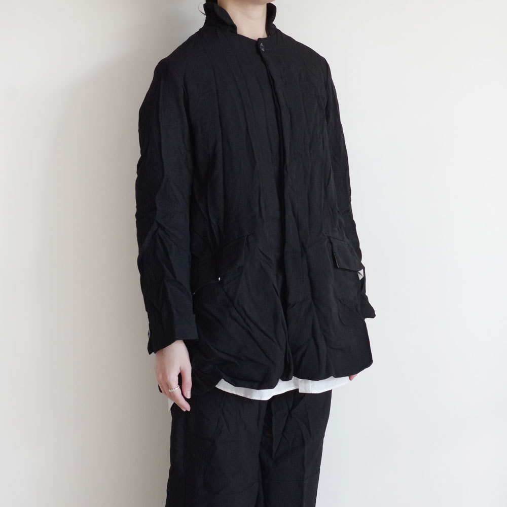 GARMENT REPRODUCTION OF WORKERS : PEDDLERS COAT dry black ڥɥ顼 ɥ饤֥å