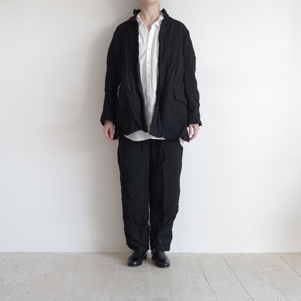 GARMENT REPRODUCTION OF WORKERS : PEDDLERS COAT dry black ڥɥ顼 ɥ饤֥å