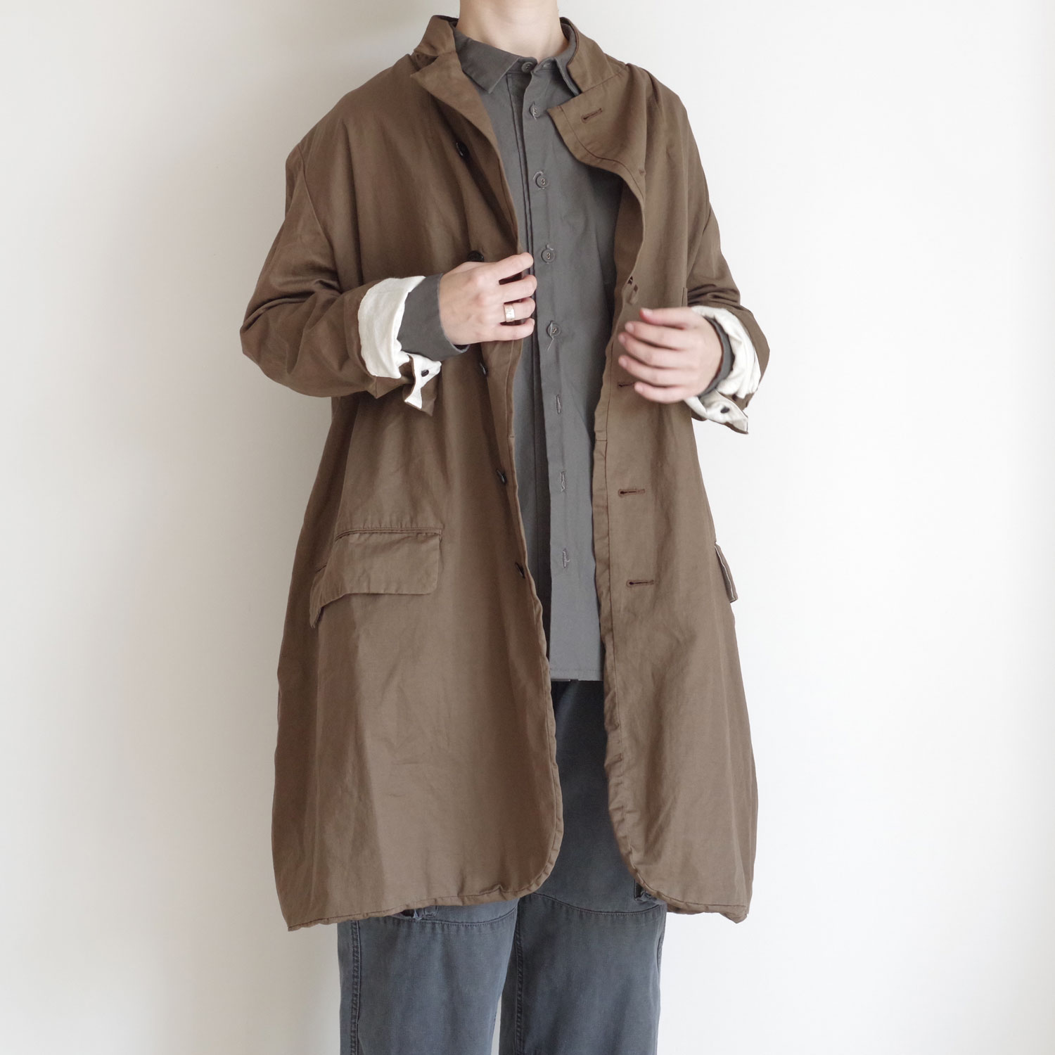 GARMENT REPRODUCTION OF WORKERS��NEW VINCENT COAT �����󥻥�ȥ����� OLIVE
