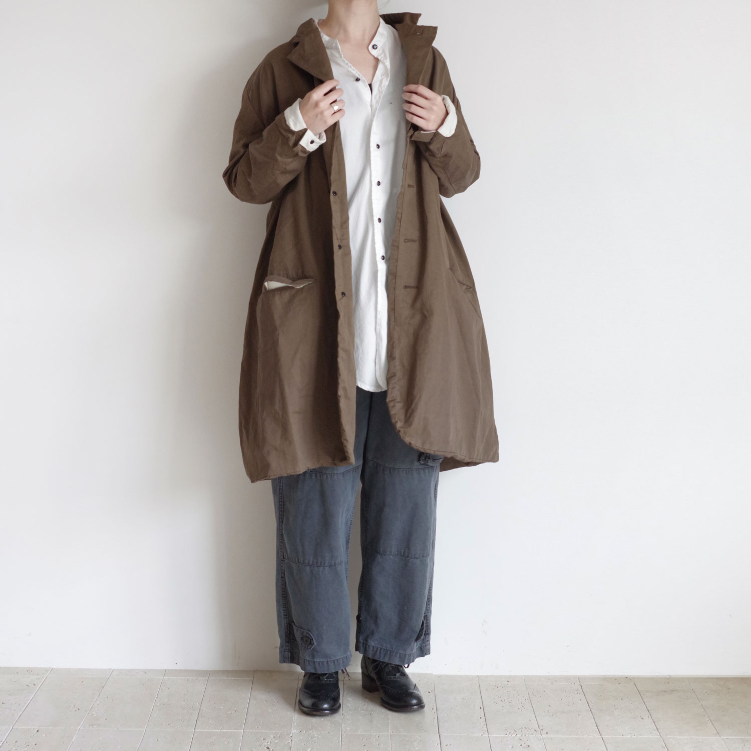 GARMENT REPRODUCTION OF WORKERS��NEW VINCENT COAT �����󥻥�ȥ����� OLIVE