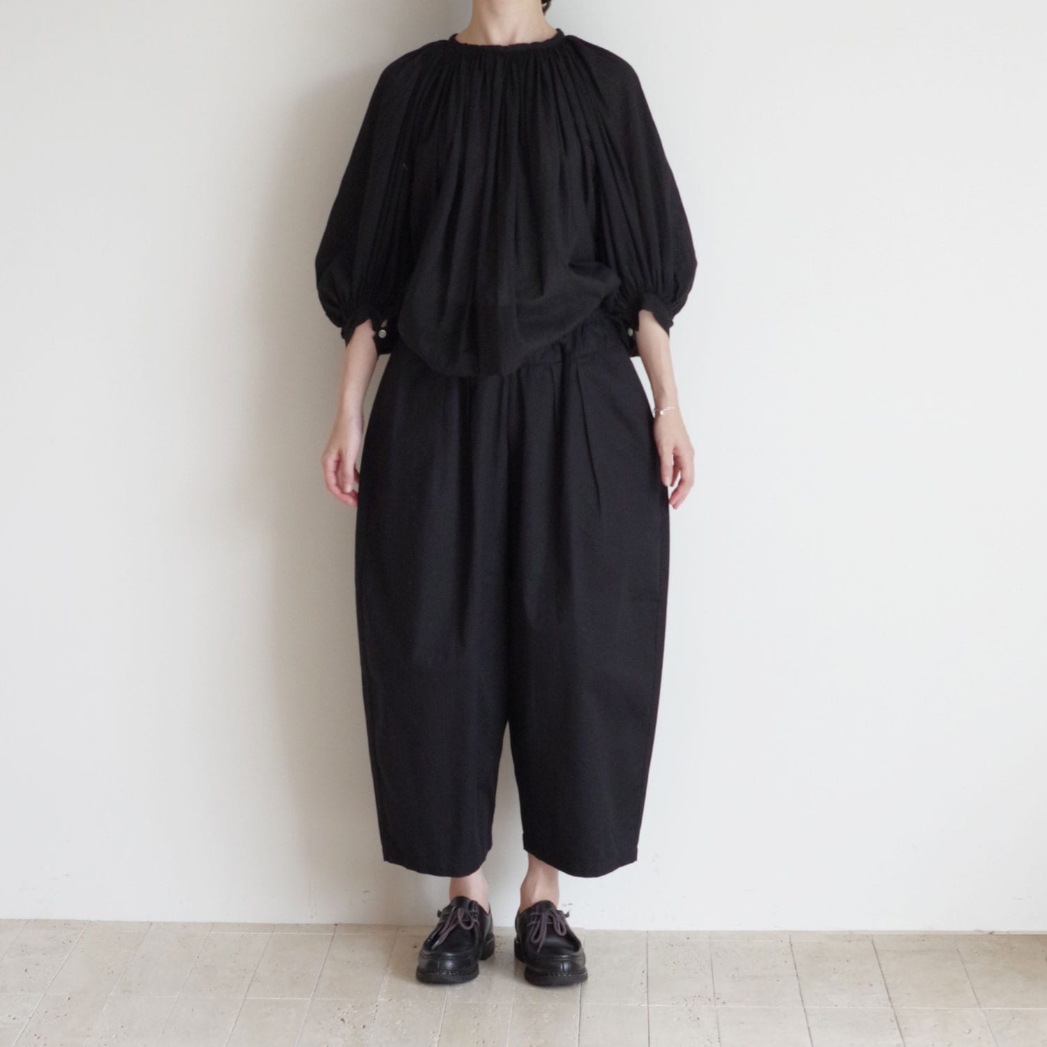 R&D.M.Co- ɥޥ󥺥ơ顼 : GARMENT DYE LAWN GATHER SMOCK å֥饦