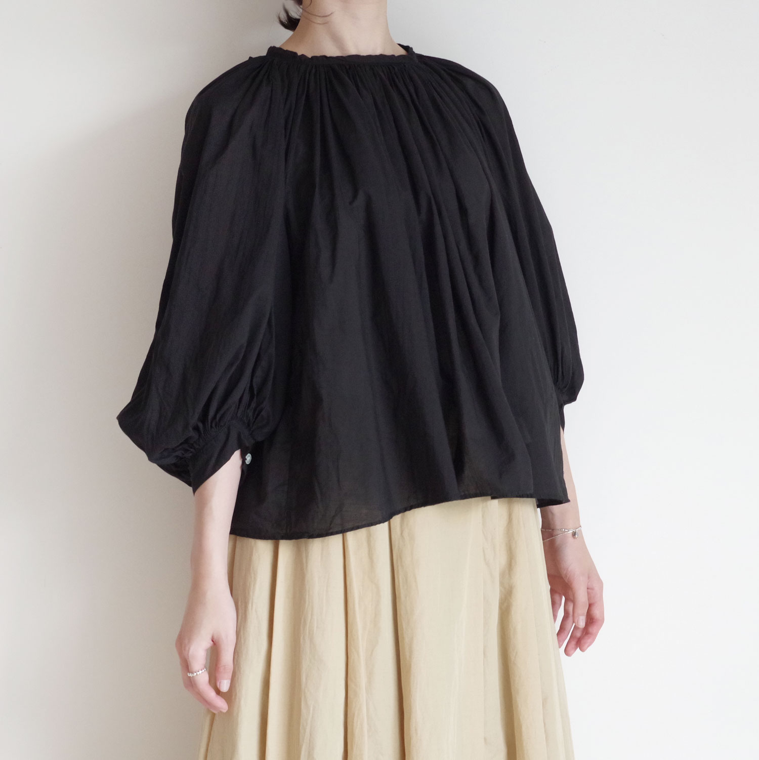 R&D.M.Co- ɥޥ󥺥ơ顼 : GARMENT DYE LAWN GATHER SMOCK å֥饦