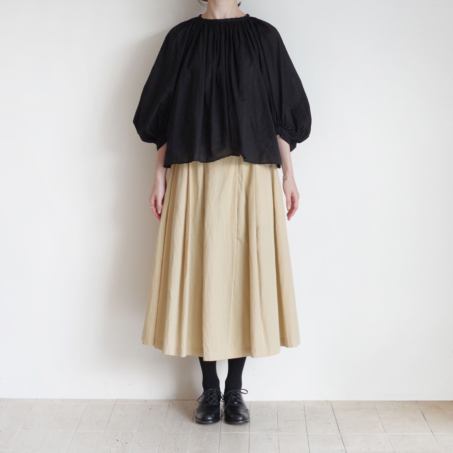 R&D.M.Co- ɥޥ󥺥ơ顼 : GARMENT DYE LAWN GATHER SMOCK å֥饦