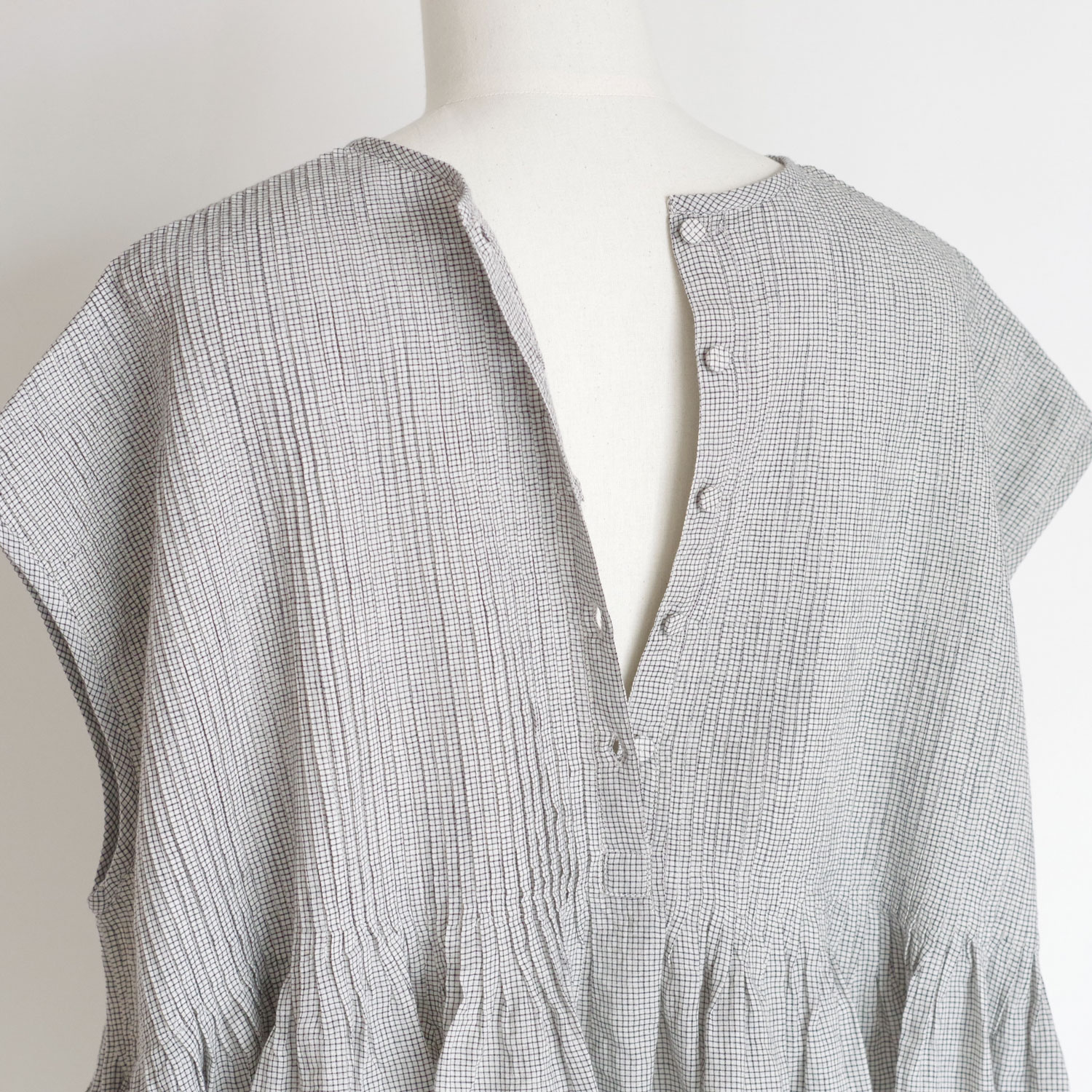 maison de soil ᥾ɥ : FRENCH/SL SHIRT WITH PINTUCK ե꡼֥֥饦