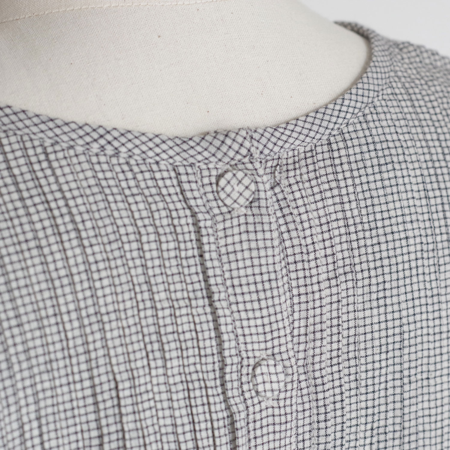 maison de soil ᥾ɥ : FRENCH/SL SHIRT WITH PINTUCK ե꡼֥֥饦