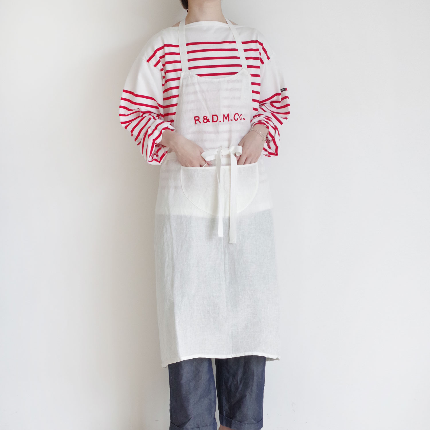 R&D.M.Co- ������ɥޥ󥺥ơ��顼 : EMBROIDERY APRON �ɽ����ץ���