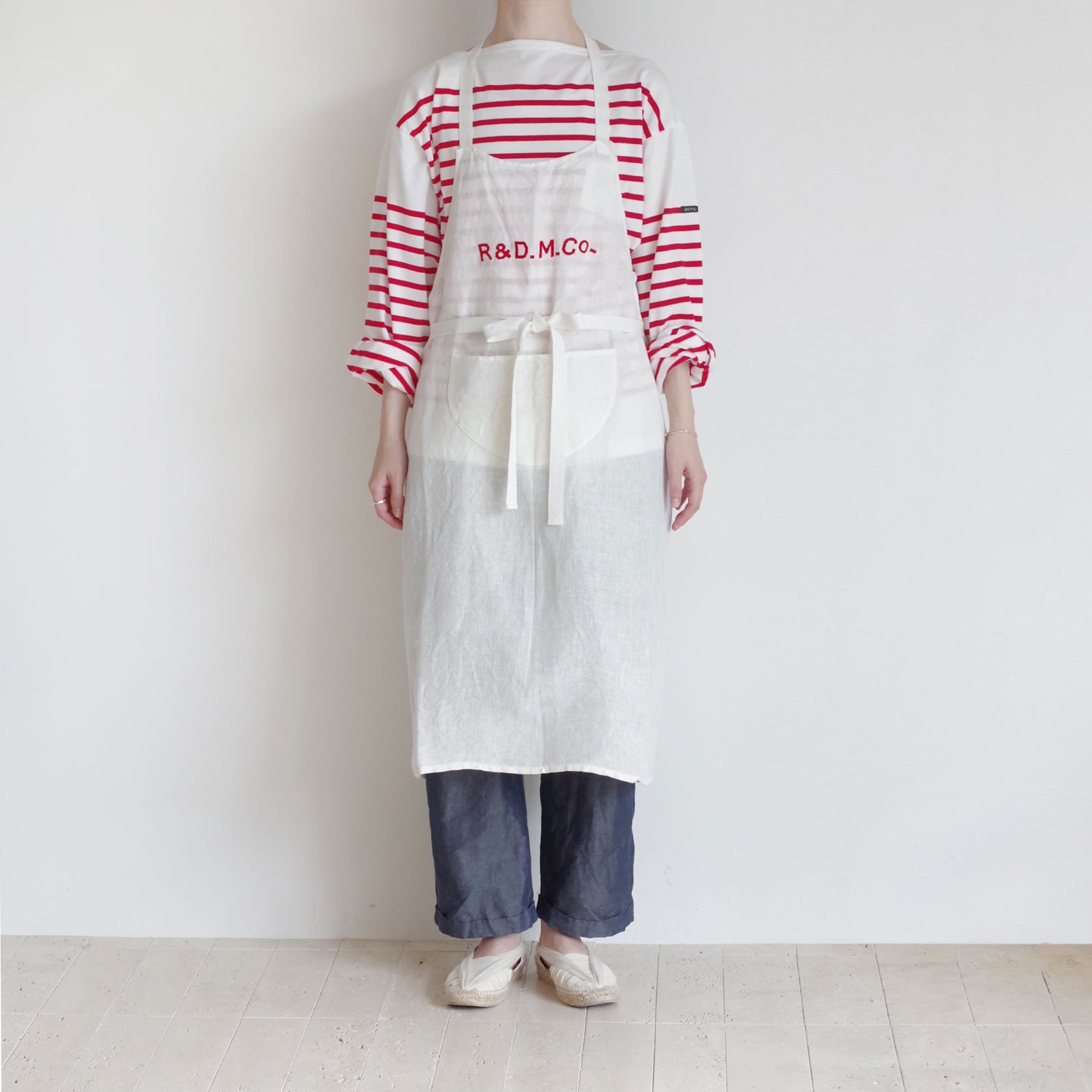 R&D.M.Co- ������ɥޥ󥺥ơ��顼 : EMBROIDERY APRON �ɽ����ץ���