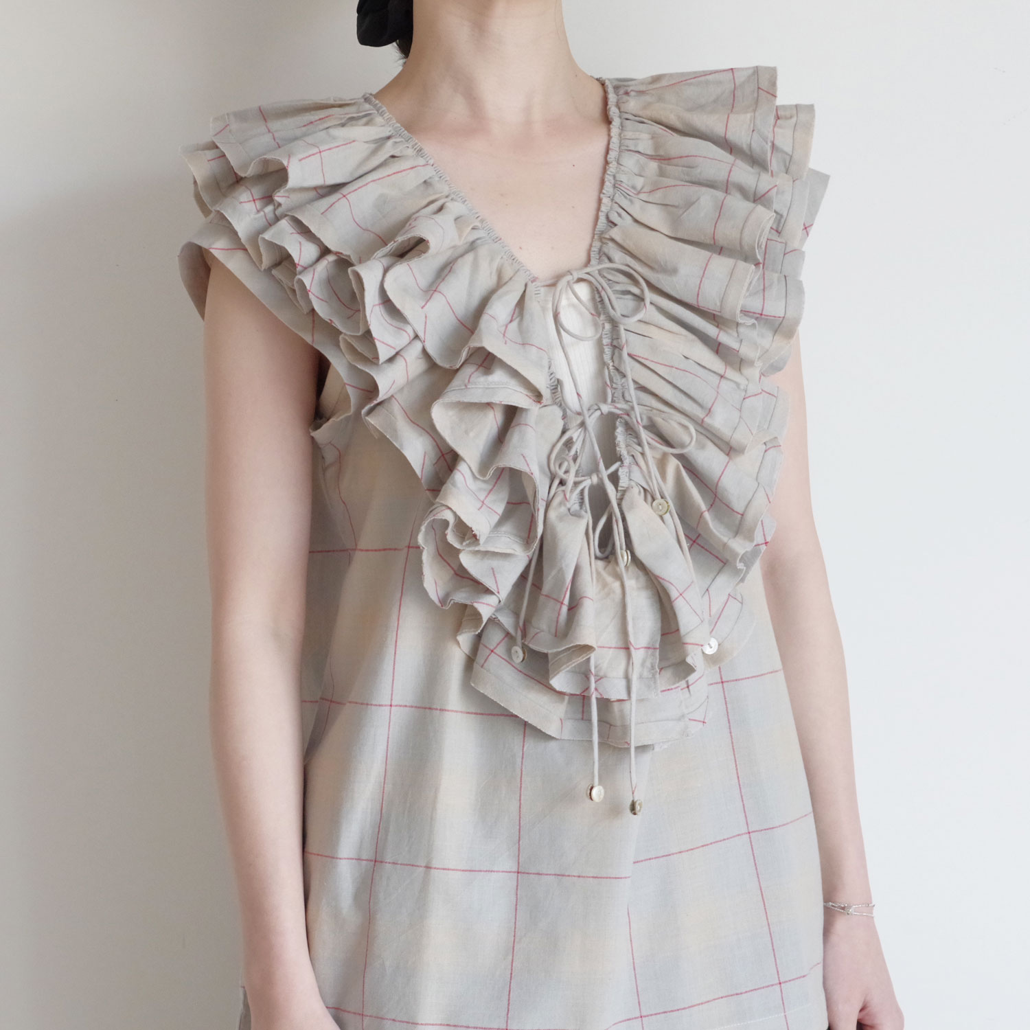 BUNON �֥Υ� : Ruffle Ribbon Blouse ��åե��ܥ�֥饦��