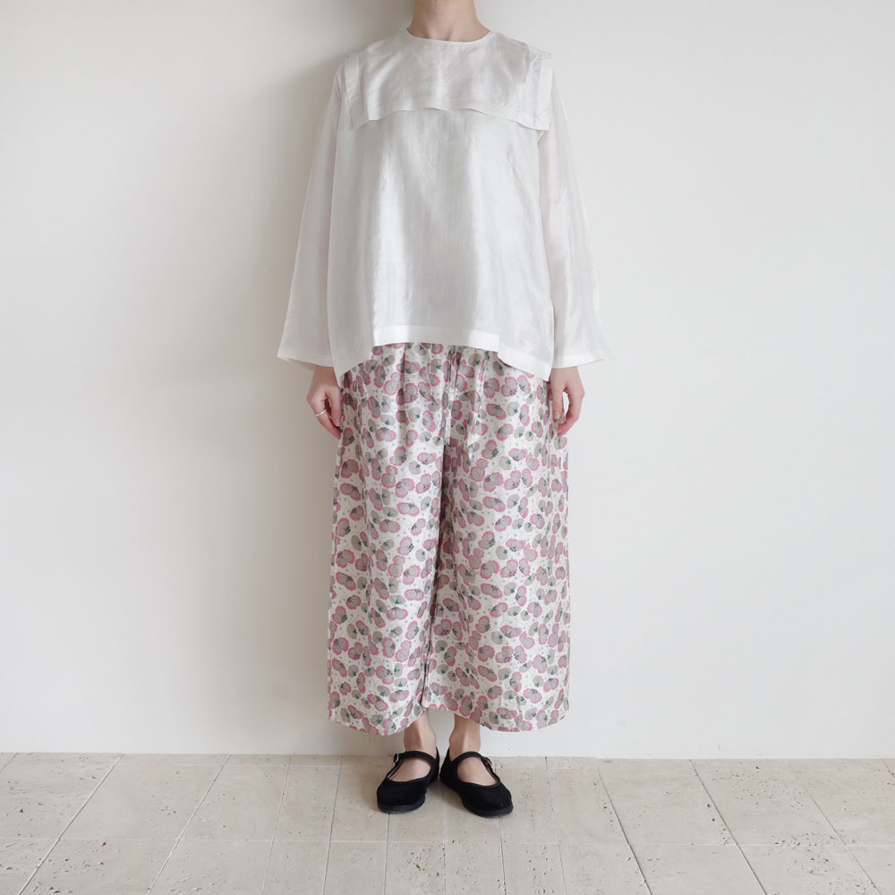 BUNON �֥Υ� : Back Button Sailor Blouse �����顼�֥饦��