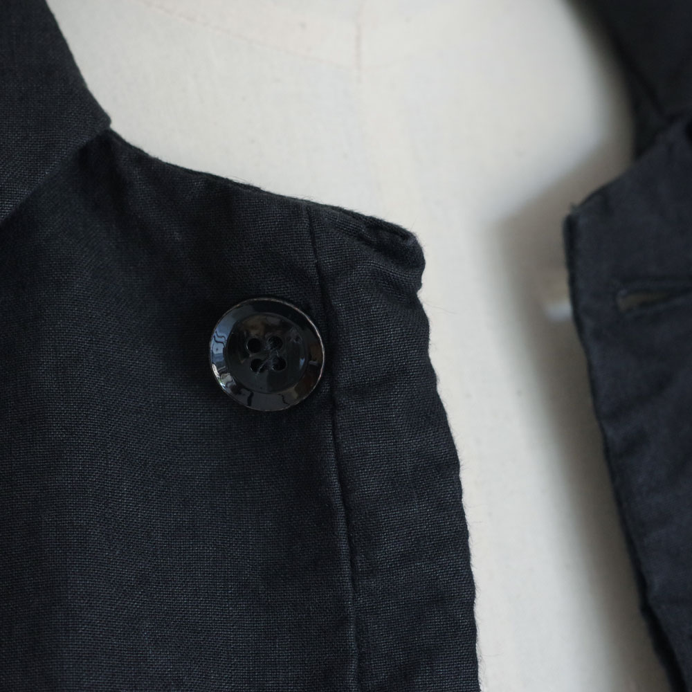 GARMENT REPRODUCTION OF WORKERS : PEDDLERS COAT BAL COLLAR (WASABI BLACK)