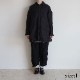 GARMENT REPRODUCTION OF WORKERS : PEDDLERS COAT BAL COLLAR (WASABI BLACK)