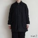 GARMENT REPRODUCTION OF WORKERS : PEDDLERS COAT BAL COLLAR (WASABI BLACK)