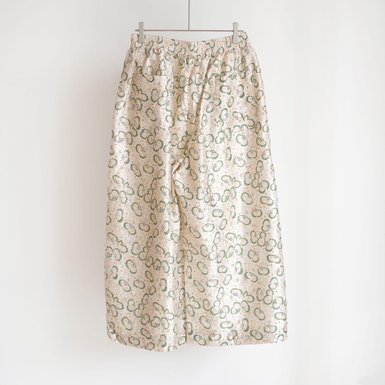 BUNON �֥Υ� : Embroidery TuckPants �ץ��ȥѥ�� (Musk Green)
