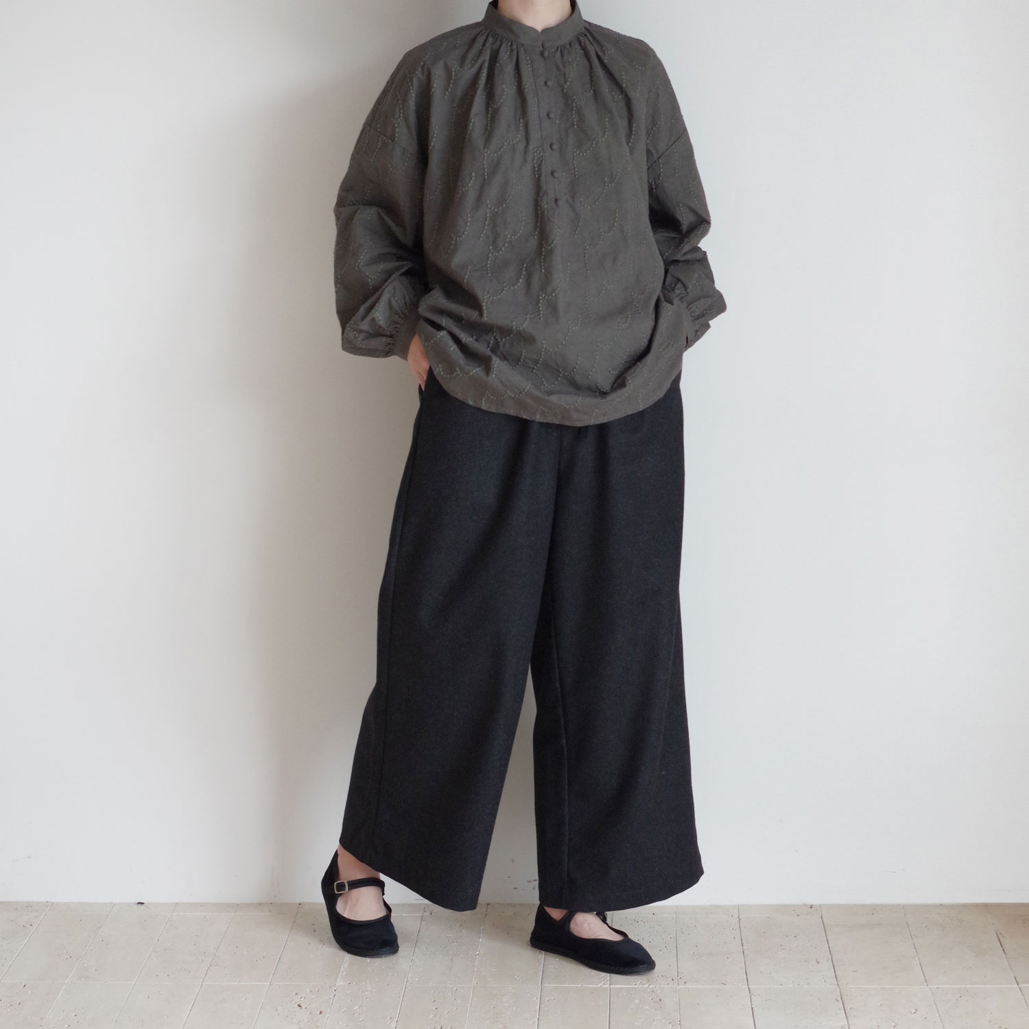 kijinokanosei �����Υ��Υ����� : gather blouse ����֥������꡼���㥶���֥饦��