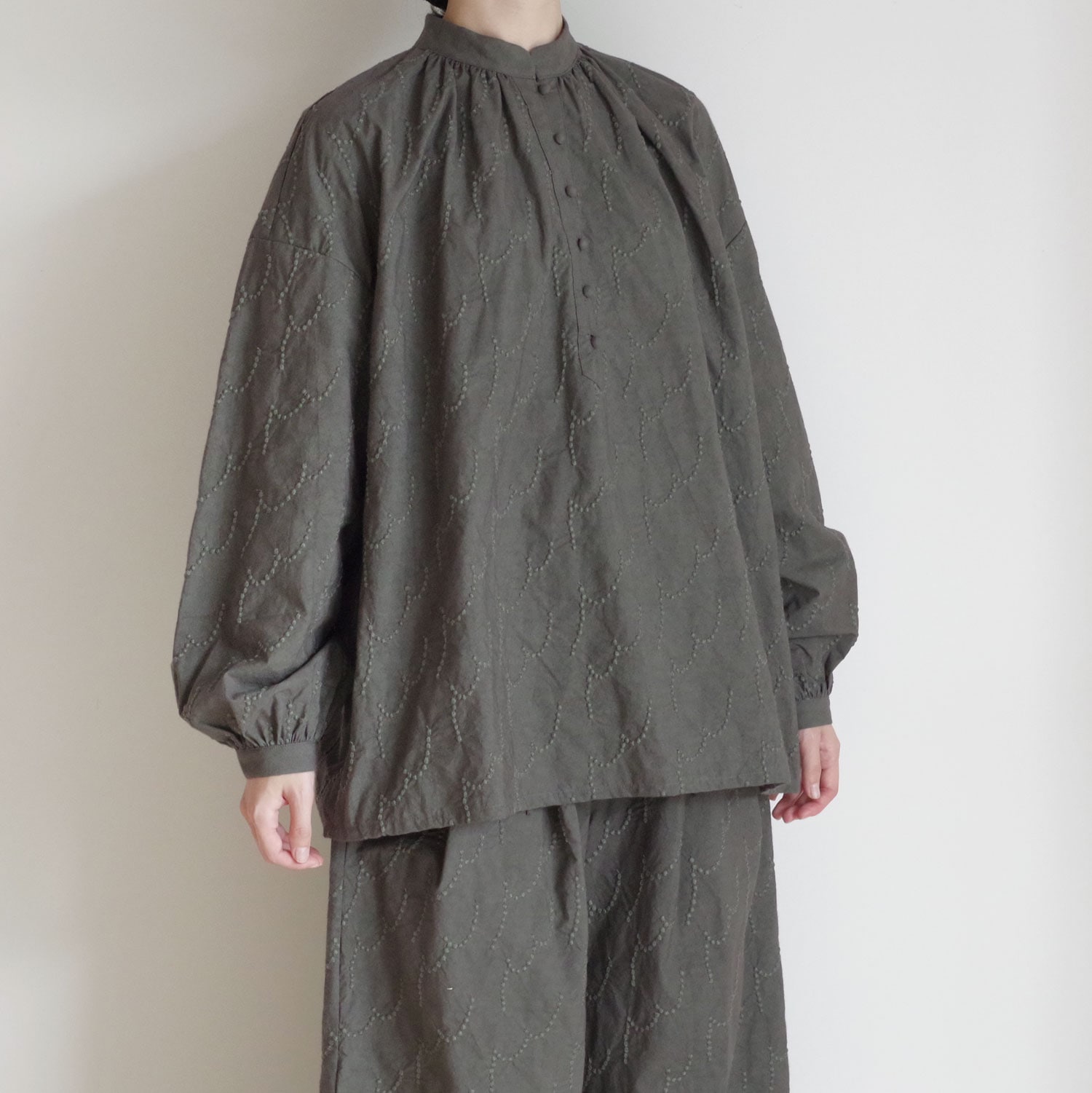 kijinokanosei �����Υ��Υ����� : gather blouse ����֥������꡼���㥶���֥饦��