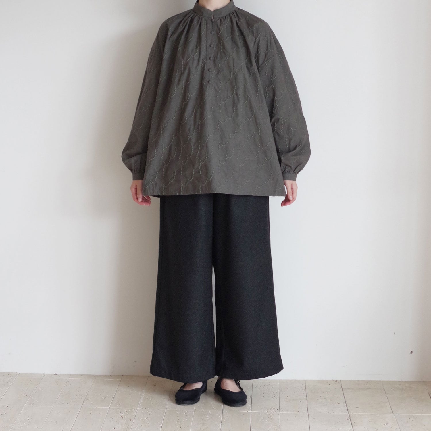 kijinokanosei �����Υ��Υ����� : gather blouse ����֥������꡼���㥶���֥饦��