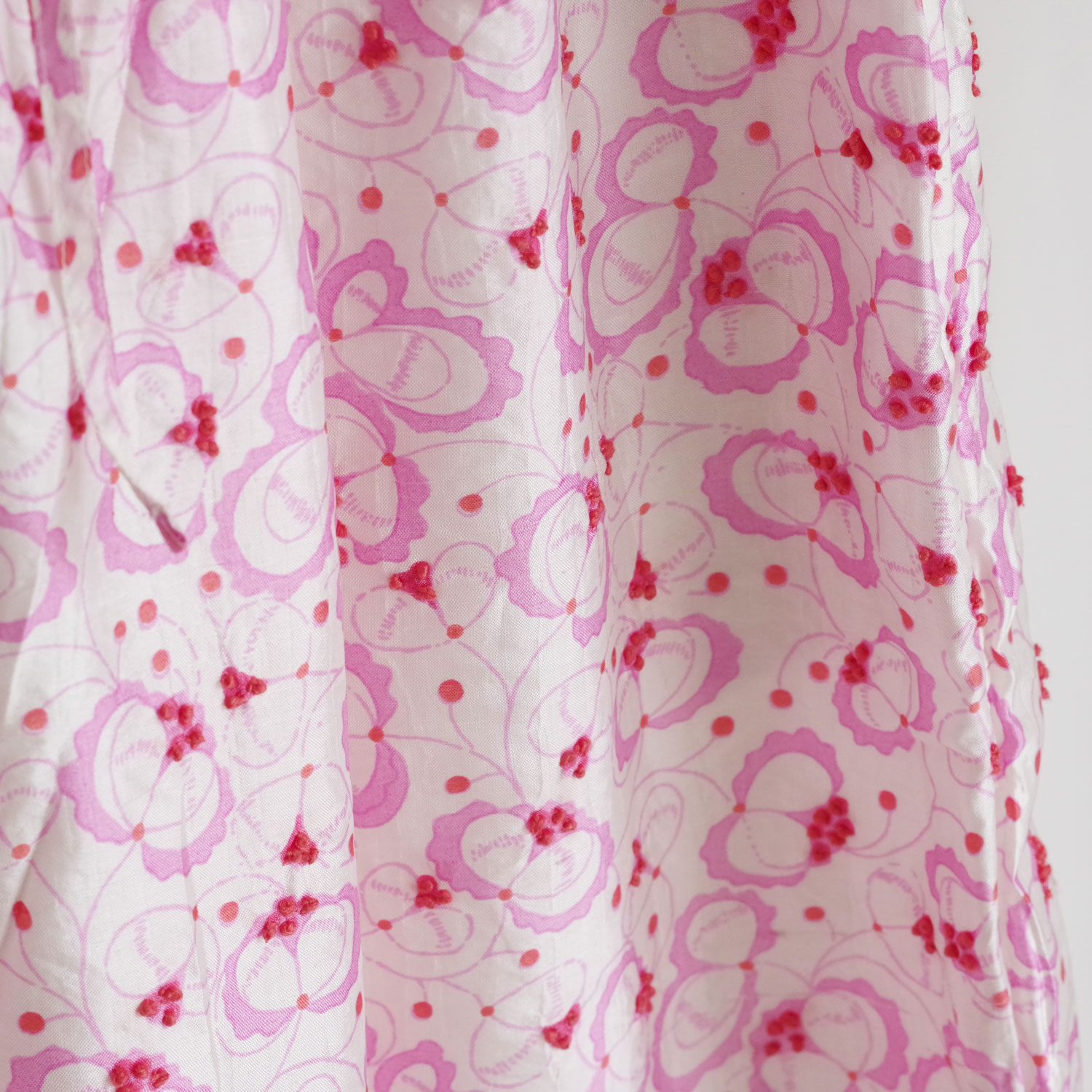 BUNON �֥Υ� : Embroidery TuckPants  �ץ��ȥѥ�� (Musk Coral)