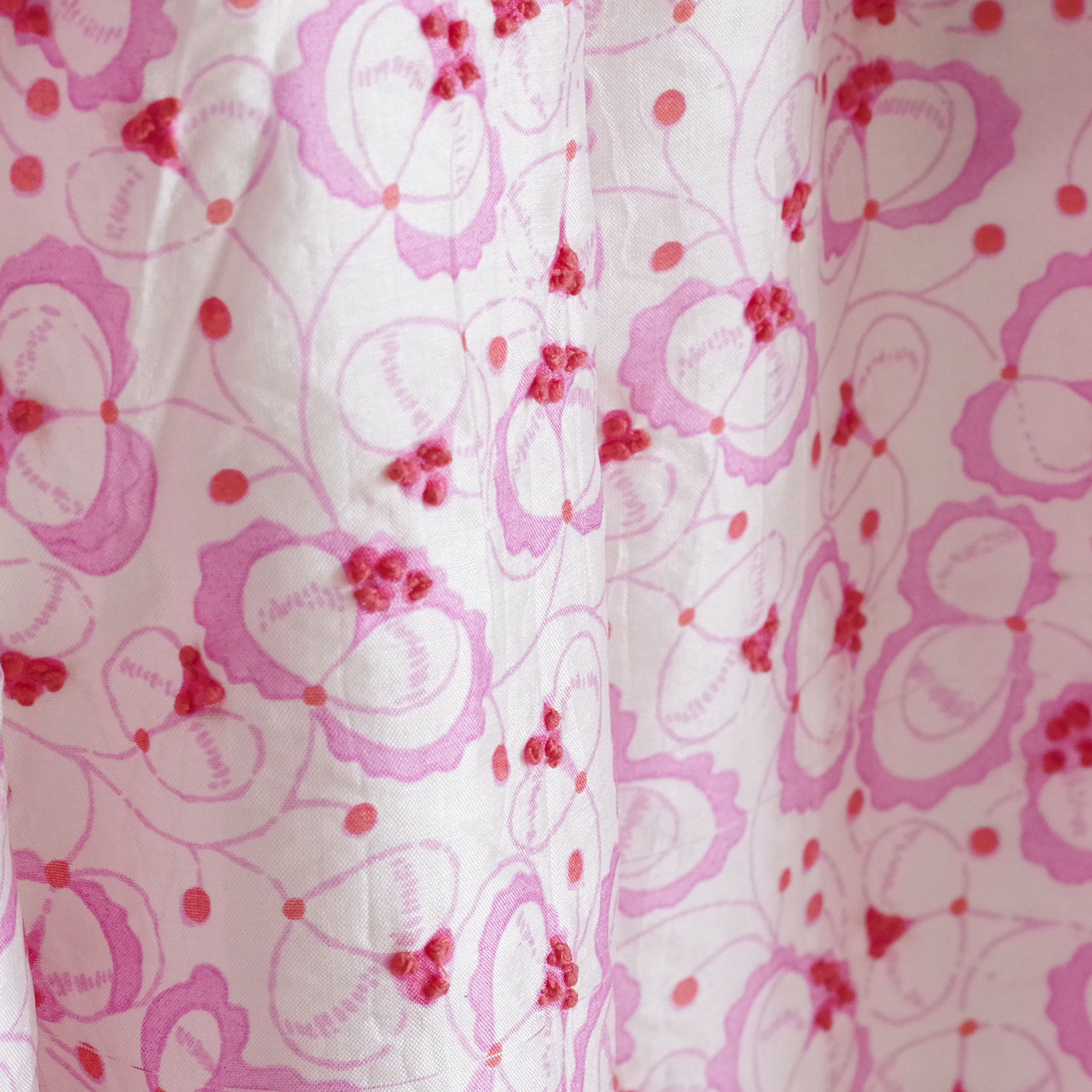 BUNON �֥Υ� : Embroidery TuckPants  �ץ��ȥѥ�� (Musk Coral)