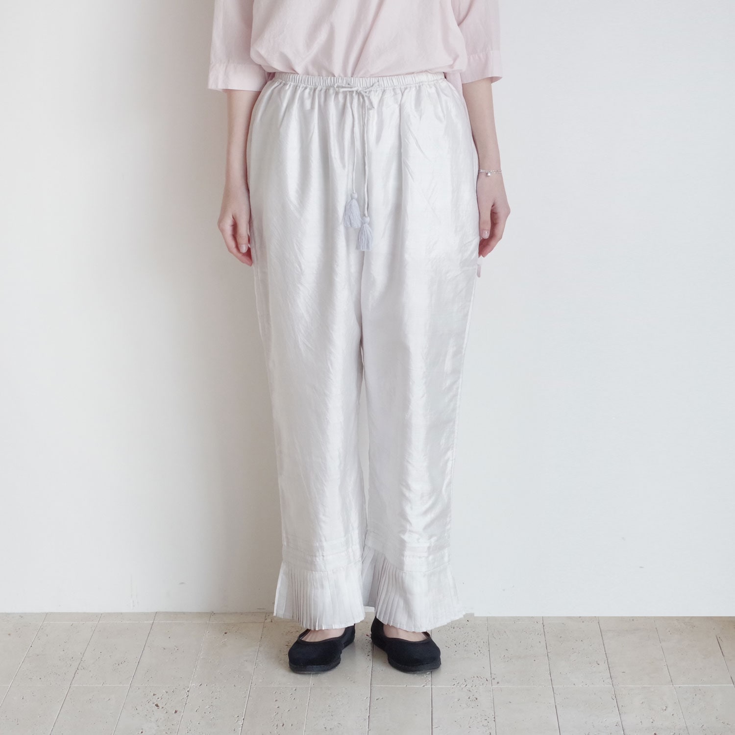 BUNON ブノン : Hem Tuck Pants ヘムタックパンツ | BUNON