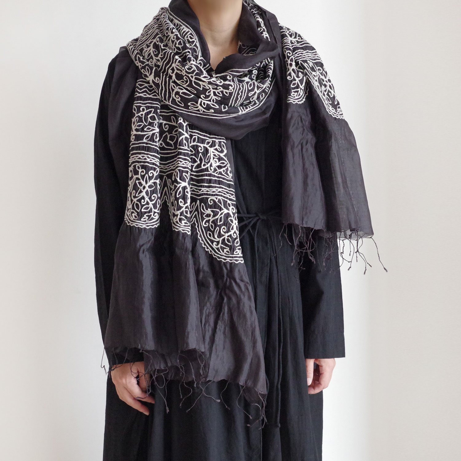 maku textiles �ޥ��ƥ��������륺 : BIRGIT �ɽ����륯���ȡ��� (BLACK)