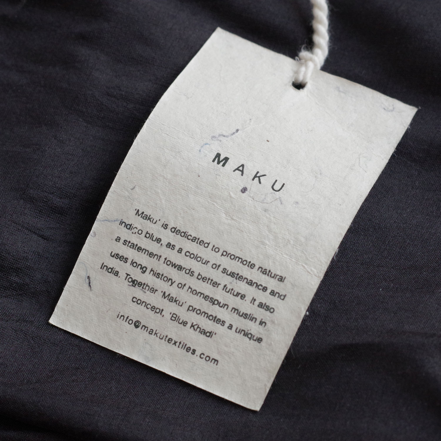 maku textiles �ޥ��ƥ��������륺 : BIRGIT �ɽ����륯���ȡ��� (BLACK)