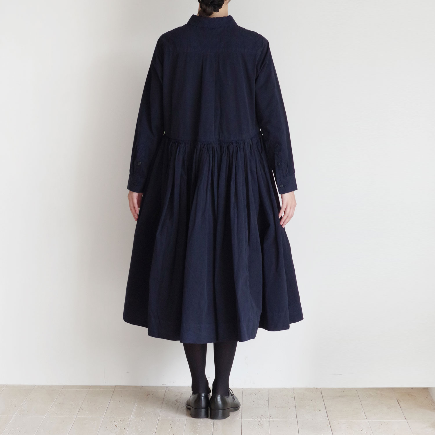 CASEY CASEY  : HELAYANE ROUCHE DRESS (NAVY) 㥶ĥԡ