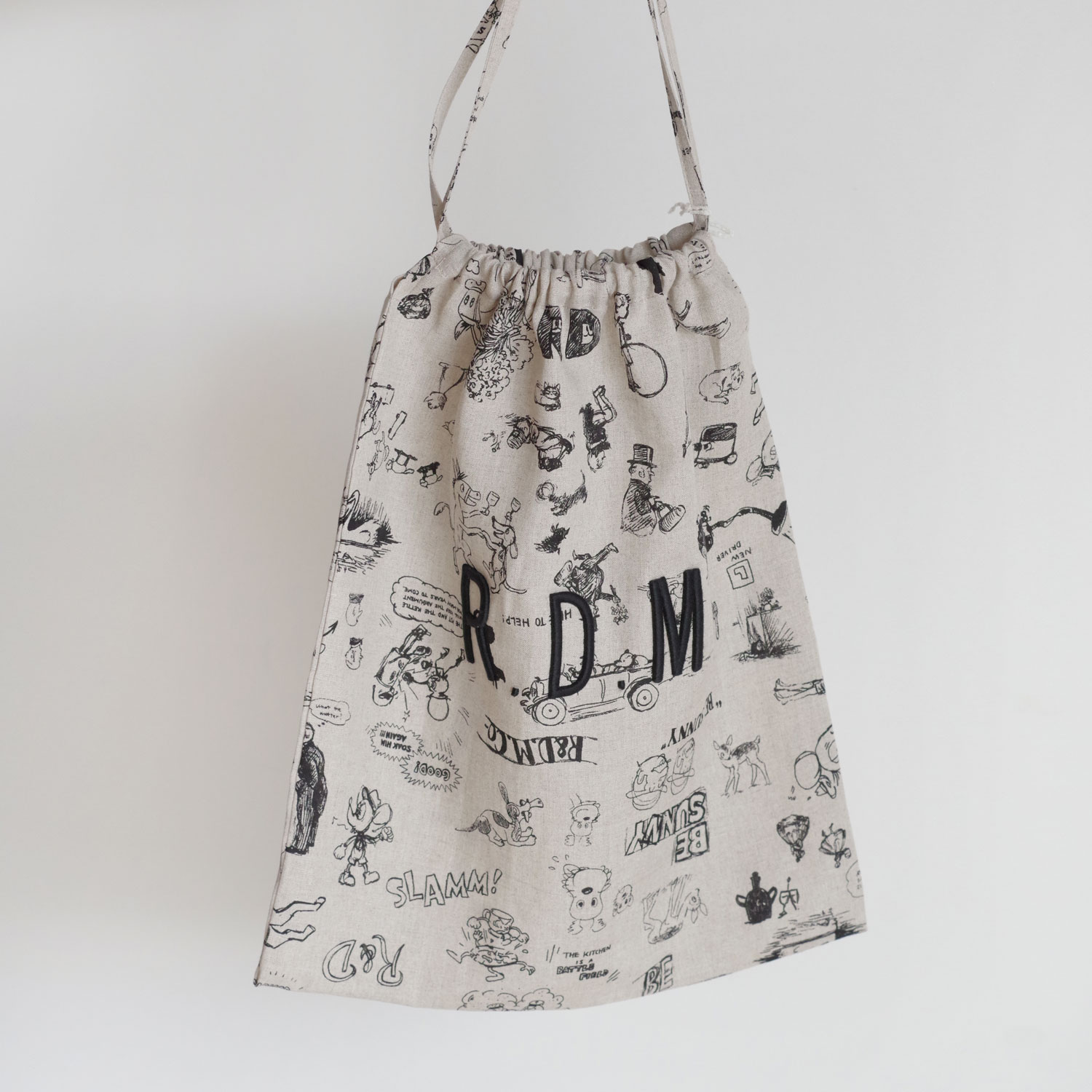 R&D.M.Co- ������ɥޥ󥺥ơ��顼 : GRAFFITI DRAWSTRING BAG (L) ����Хå�