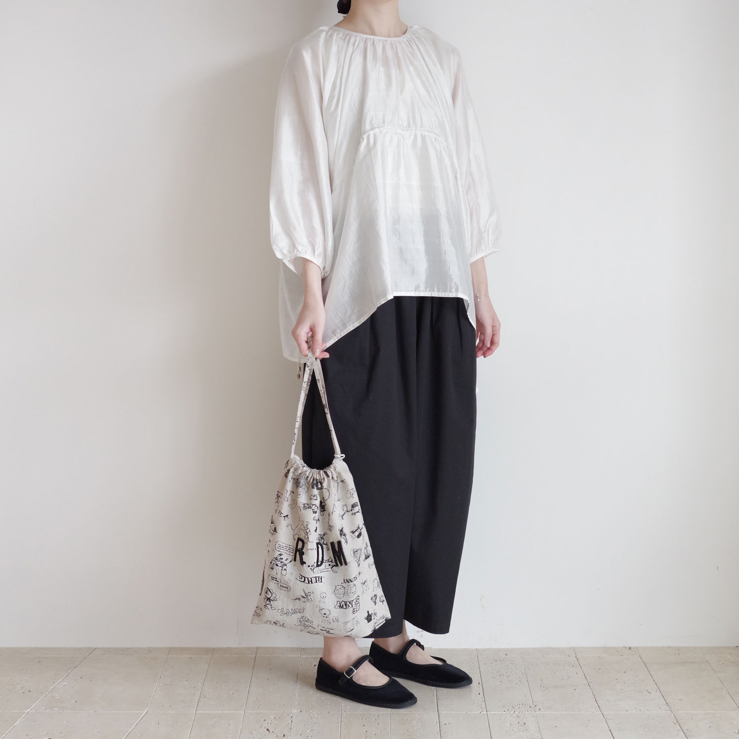 R&D.M.Co- ������ɥޥ󥺥ơ��顼 : GRAFFITI DRAWSTRING BAG (L) ����Хå�