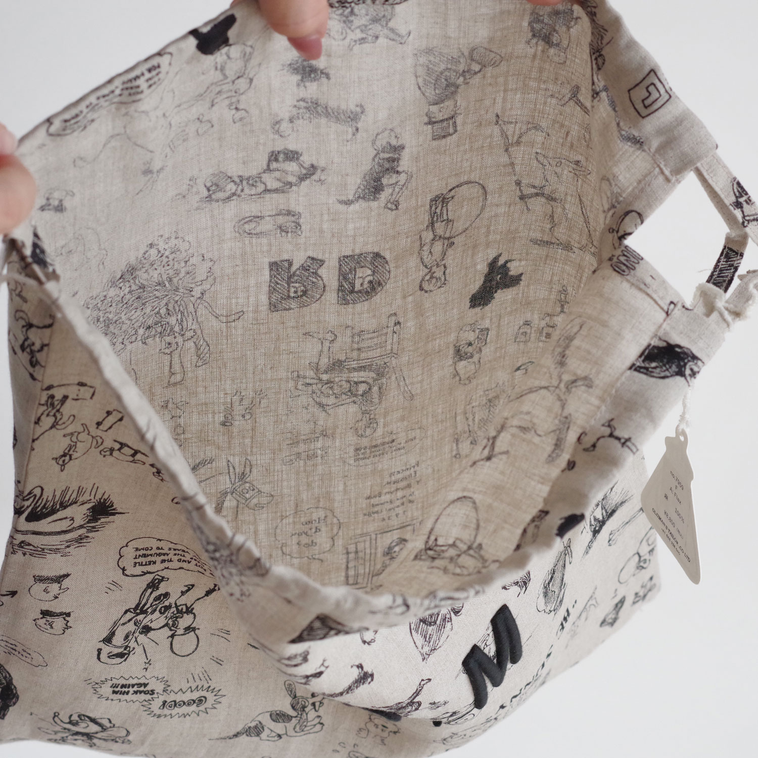 R&D.M.Co- ������ɥޥ󥺥ơ��顼 : GRAFFITI DRAWSTRING BAG (L) ����Хå�