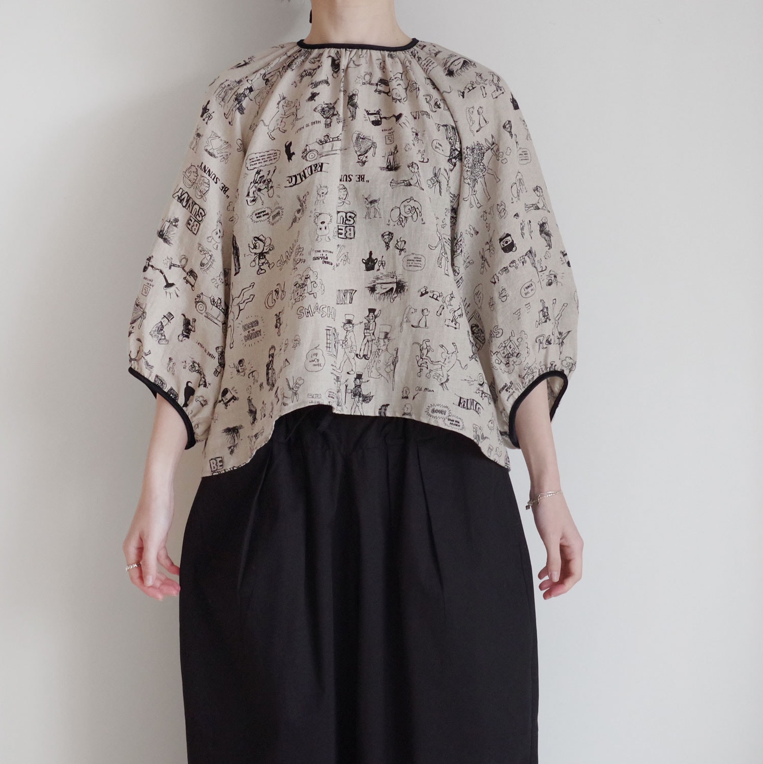 R&D.M.Co- ������ɥޥ󥺥ơ��顼 : GRAFFITI  GATHER SMOCK ���㥶������å� 