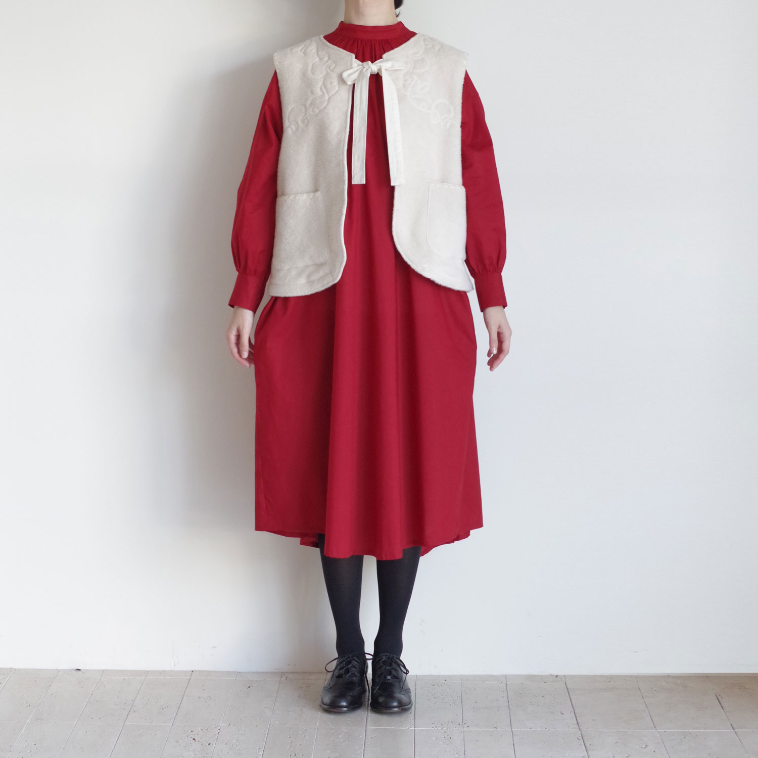 the last flower of the afternoon : β Embroidery vest ɽ٥