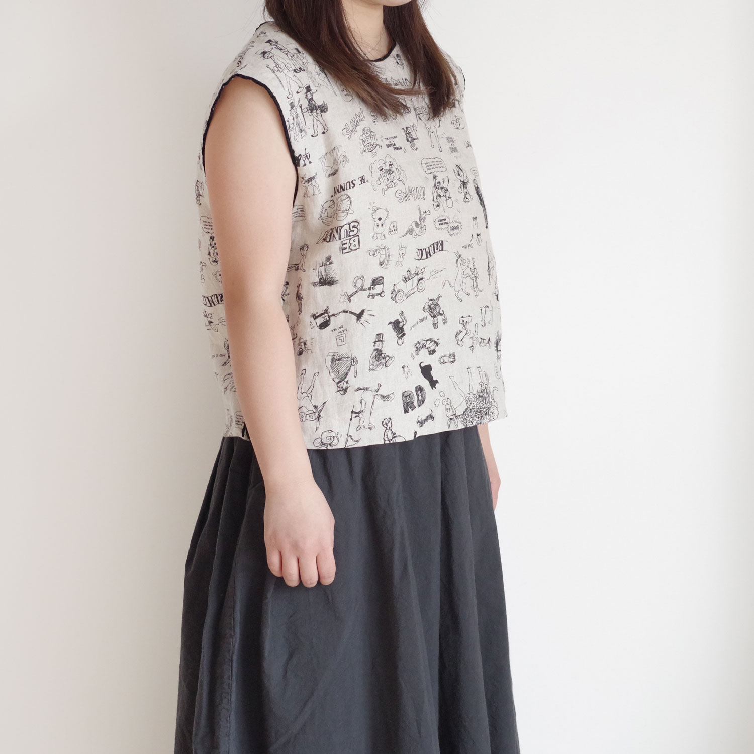 R&D.M.Co- ������ɥޥ󥺥ơ��顼 : GRAFFITI TRIMING BUTTON BIB �٥��� 