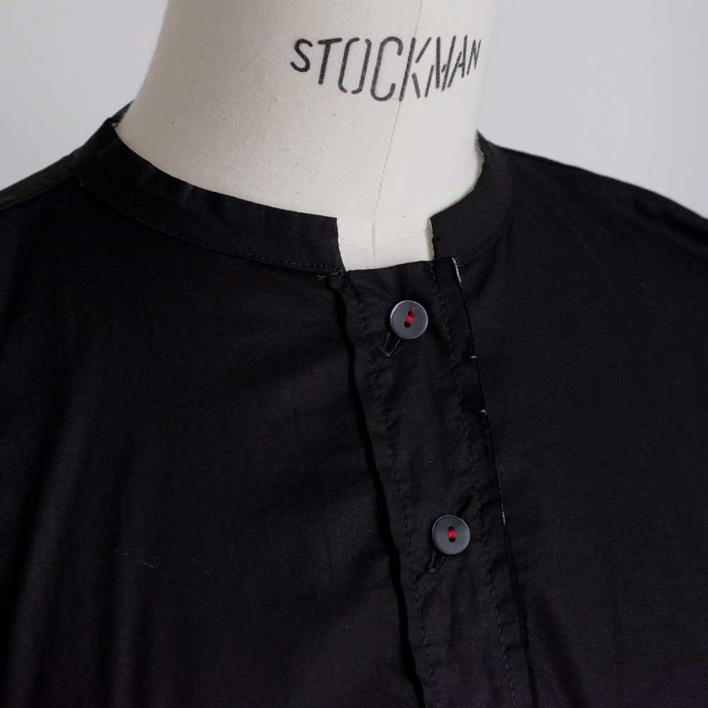 H+ HANNOH WESSEL ���å���ץ�她���Ρ��������� : SHIRT Celel �ץ륪���С����ե��������顼�����(BLACK)