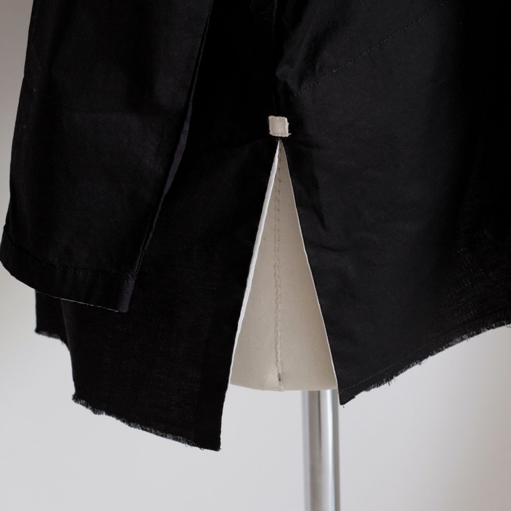 H+ HANNOH WESSEL ���å���ץ�她���Ρ��������� : SHIRT Celel �ץ륪���С����ե��������顼�����(BLACK)