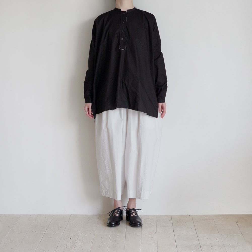 H+ HANNOH WESSEL ���å���ץ�她���Ρ��������� : SHIRT Celel �ץ륪���С����ե��������顼�����(BLACK)