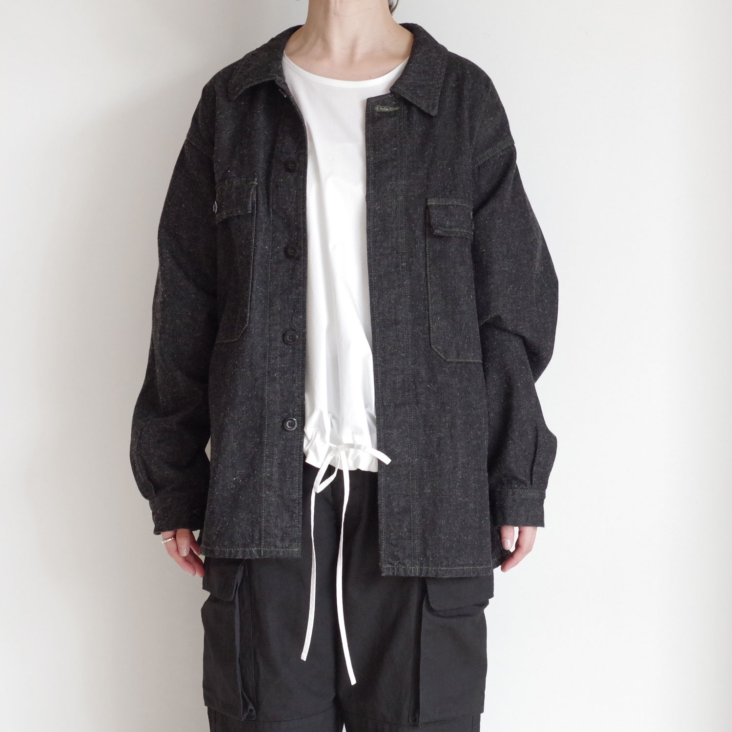 OUTIL ジャケット outil ウティー : VESTE BERMS デニムシャツジャケット | OUTIL