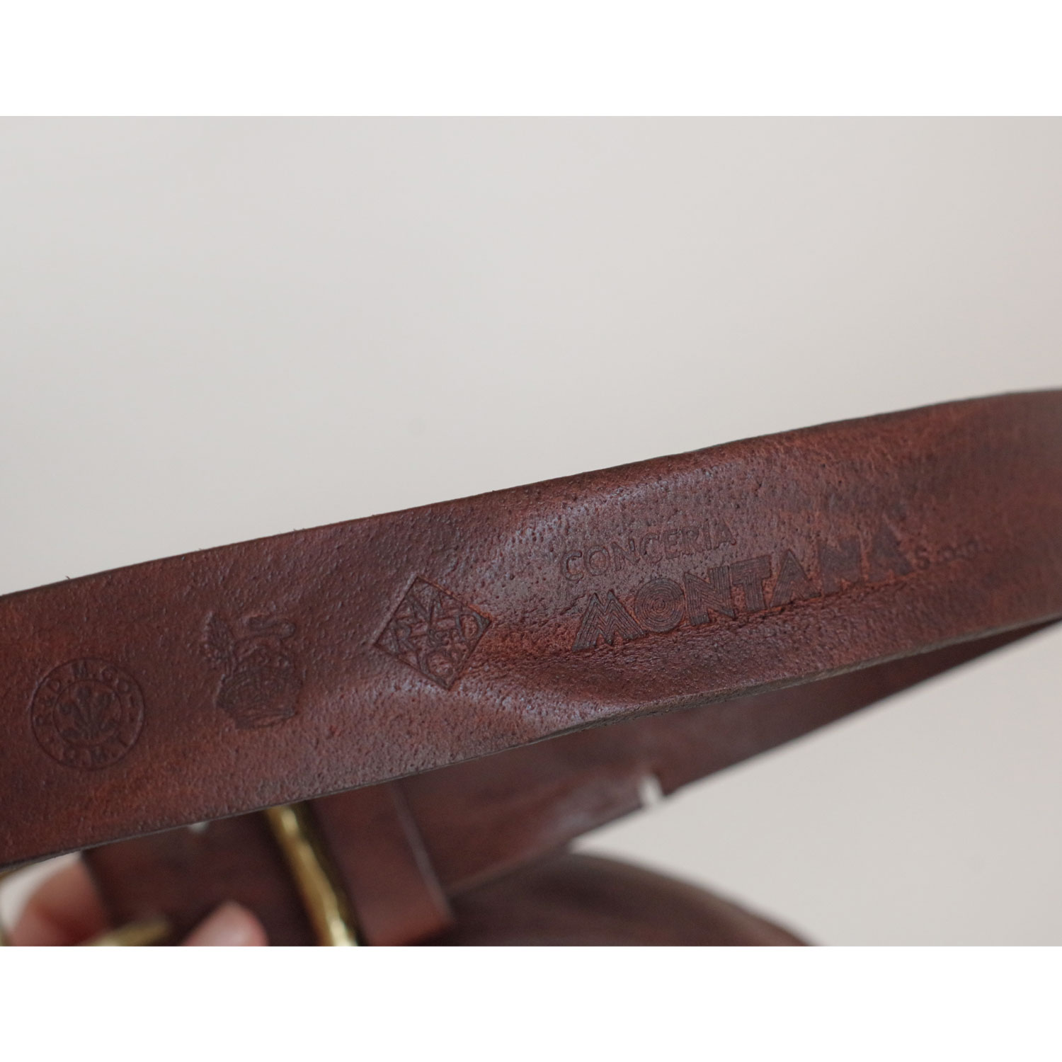 R&D.M.Co- ������ɥޥ󥺥ơ��顼 : MONTANA LEATHER BELT ��󥿥ʥ쥶���٥��