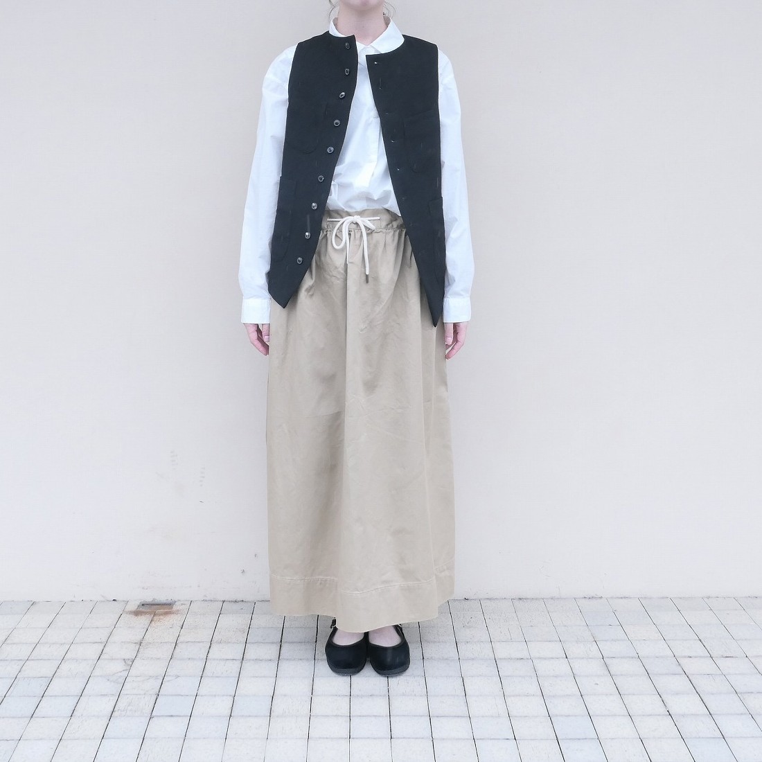 OUTIL  ���ƥ���JUPE LEZAY��BEIGE�˥�������