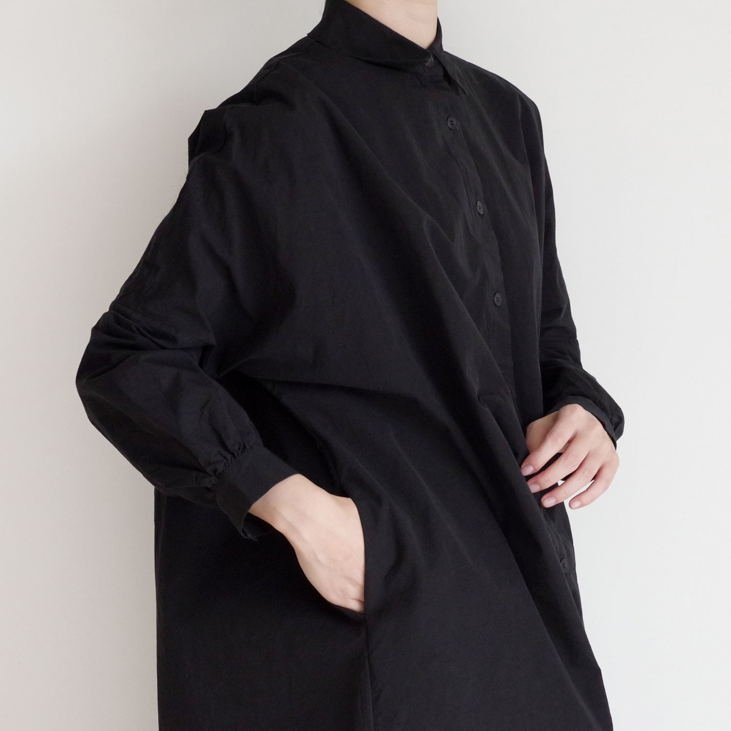 CASEY CASEY ���������������� : YUKI LONGUE SHIRT �ɥ��åץ����������󥰥����