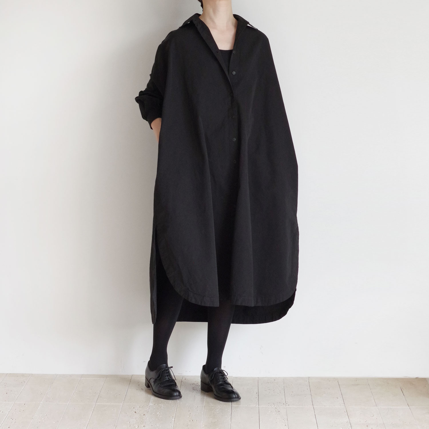 CASEY CASEY ���������������� : YUKI LONGUE SHIRT �ɥ��åץ����������󥰥����