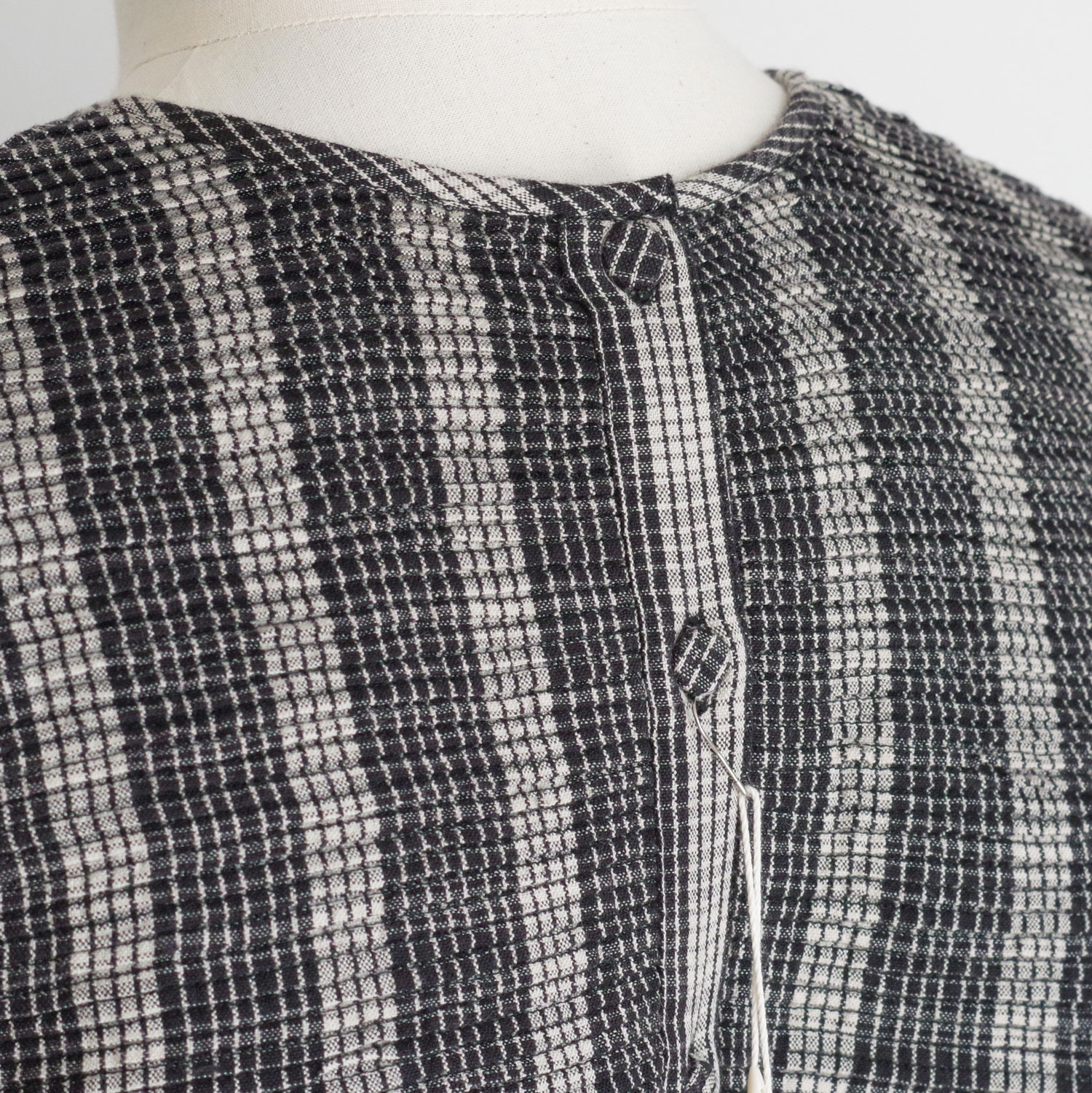 maison de soil �᥾��ɥ����� : BACK OPENING PULLOVER WITH MINI PINTUCK �֥饦��