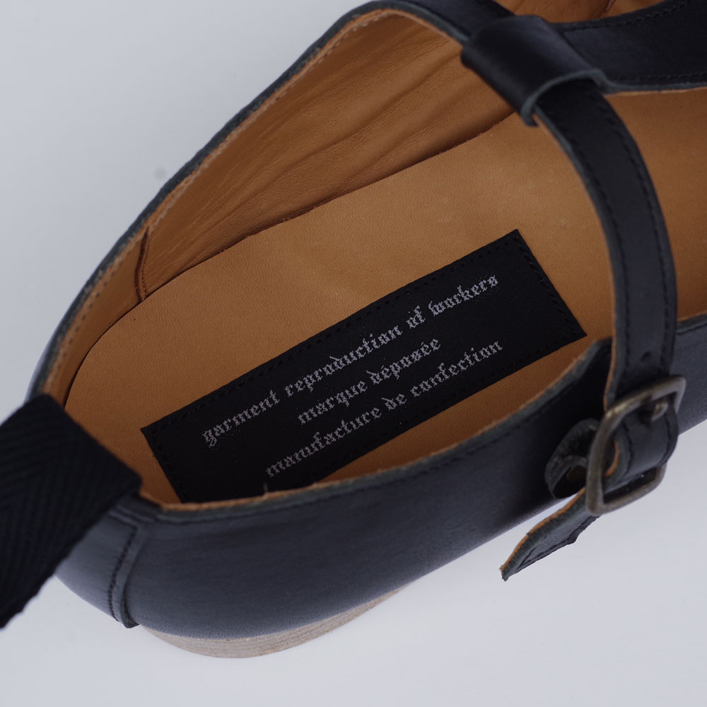 GARMENT REPRODUCTION OF WORKERS : FARMERS SHOES T-STRAP Tȥåץ塼ʸ򴹲ġ