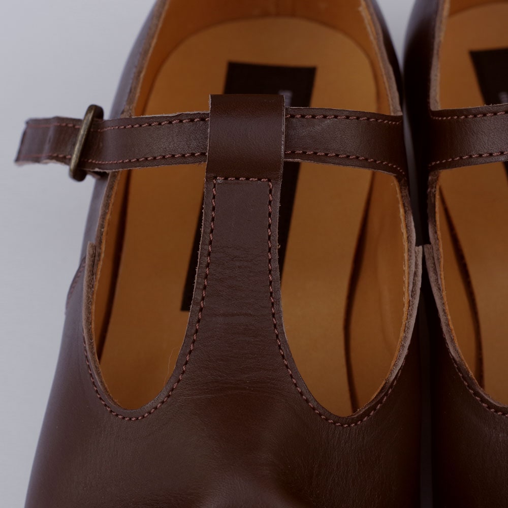 GARMENT REPRODUCTION OF WORKERS : FARMERS SHOES T-STRAP Tȥåץ塼ʸ򴹲ġ