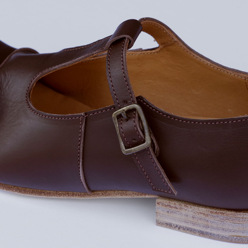 GARMENT REPRODUCTION OF WORKERS : FARMERS SHOES T-STRAP Tȥåץ塼ʸ򴹲ġ