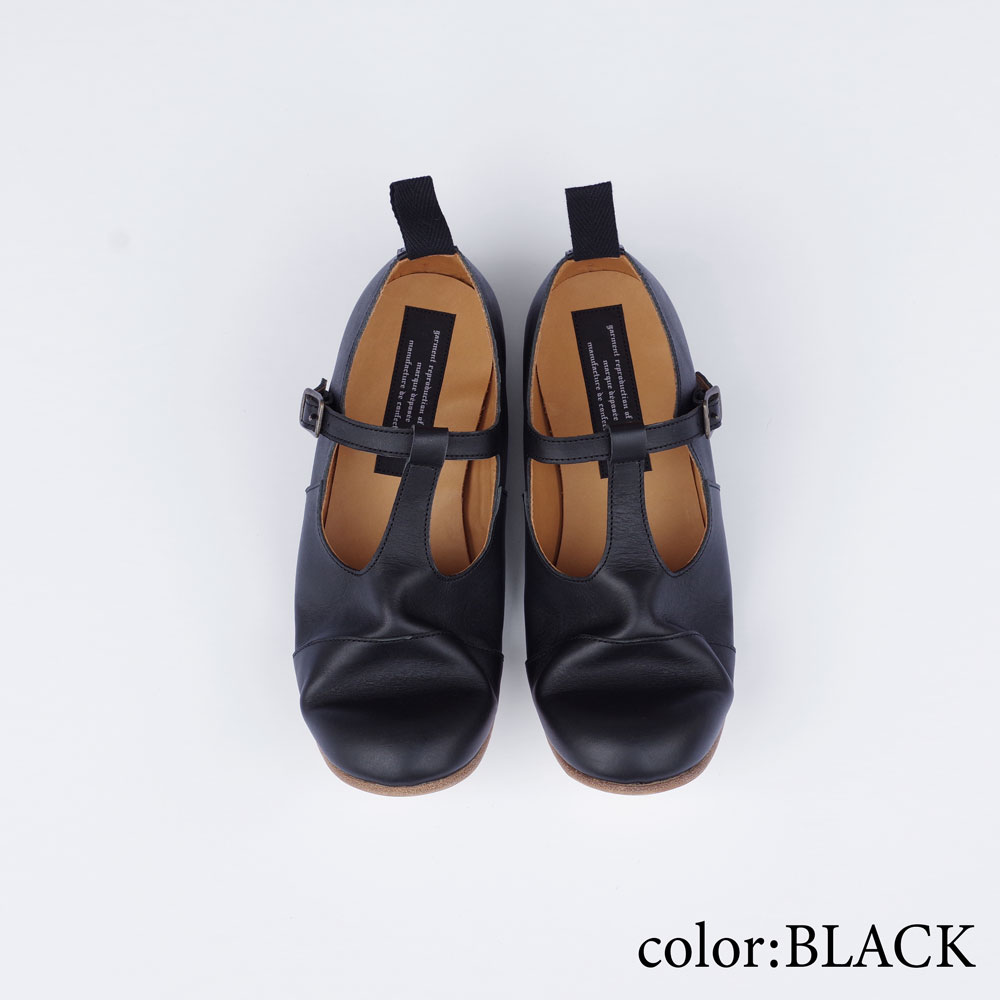 GARMENT REPRODUCTION OF WORKERS : FARMERS SHOES T-STRAP Tȥåץ塼ʸ򴹲ġ