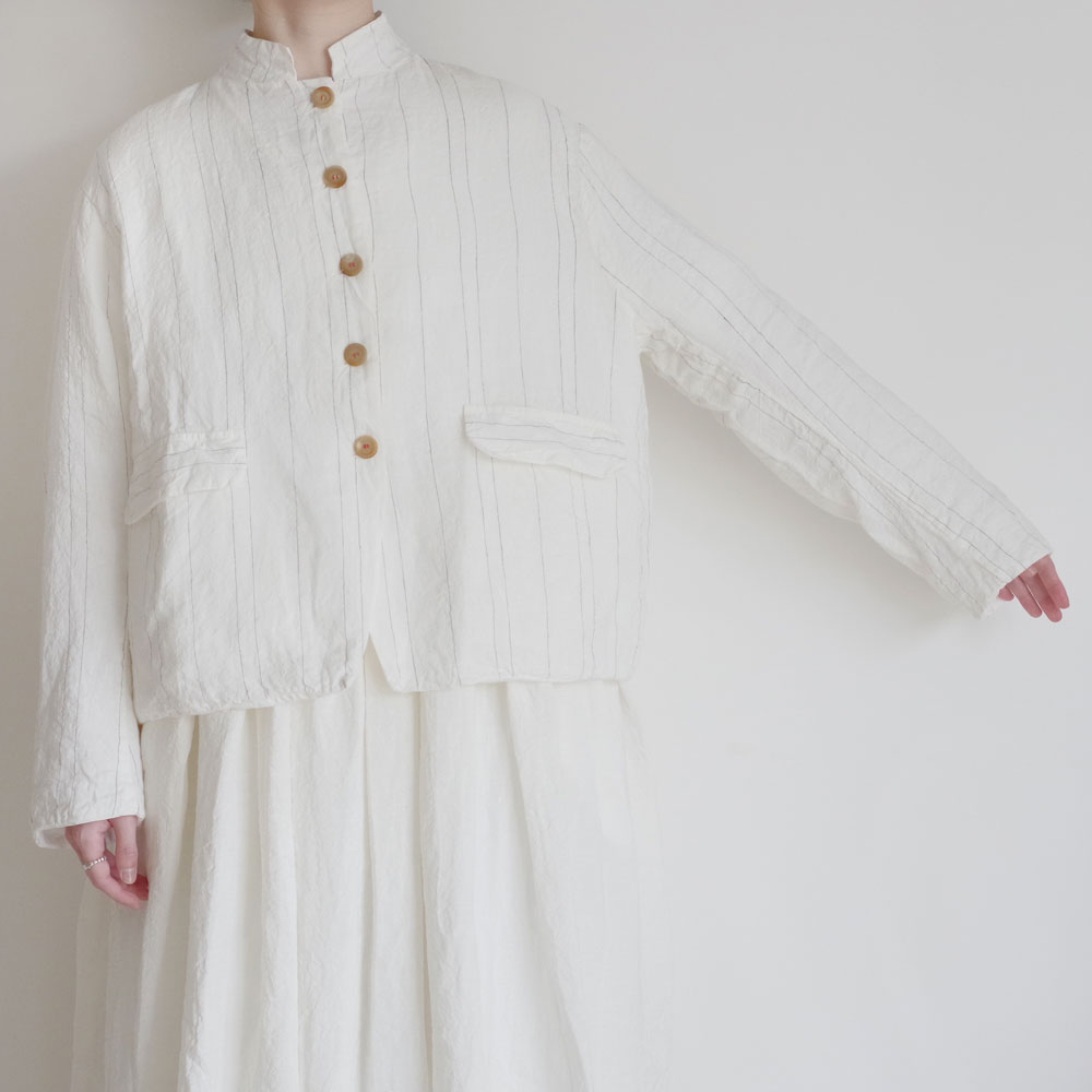 H+ HANNOH WESSEL ���å���ץ�她���Ρ��������� : JACKET Veva ���ե��������顼��ͥ󥸥㥱�å�