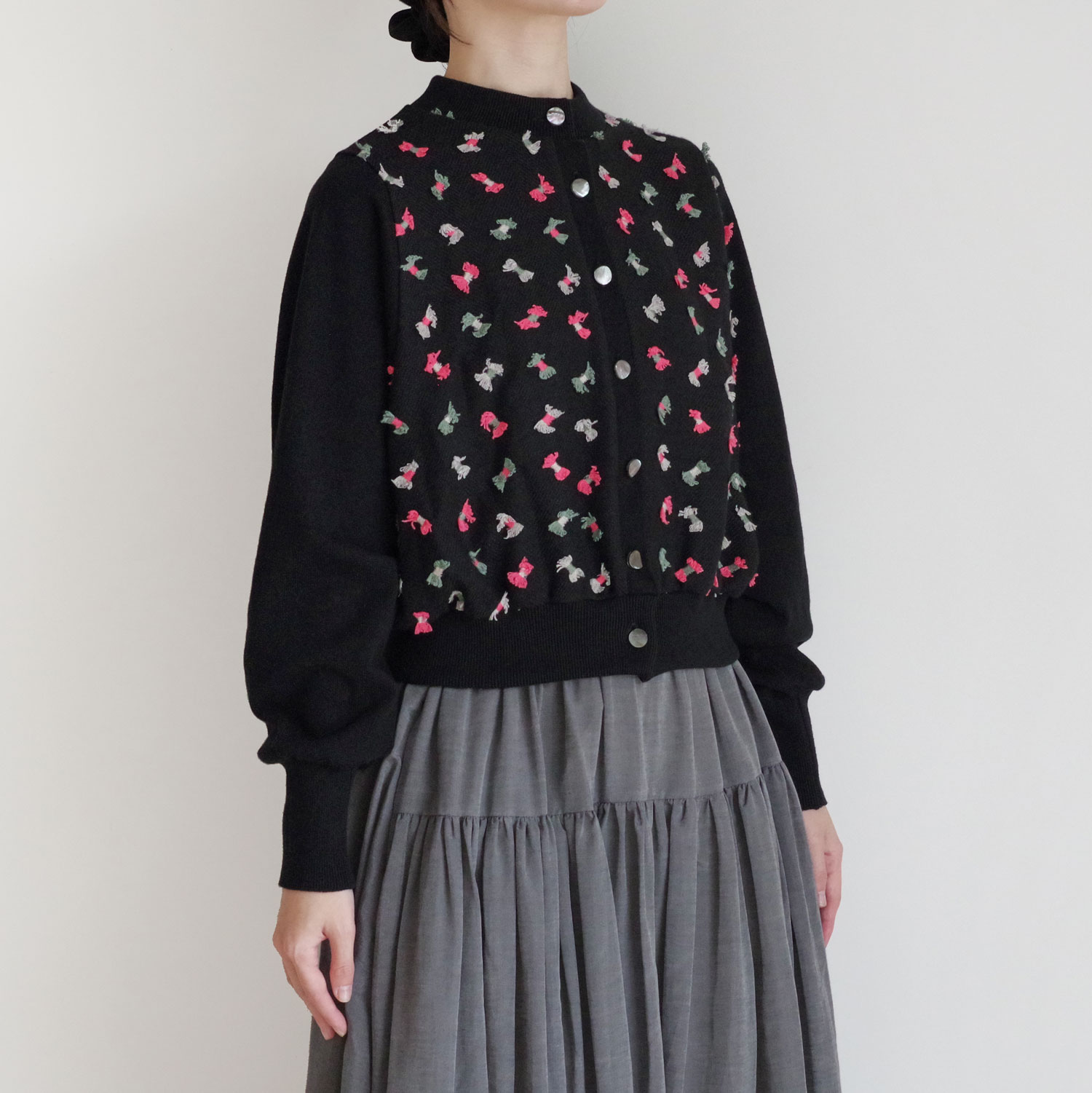 kijinokanosei ΥΥ : knit blouson ɽ֥˥åȥǥ