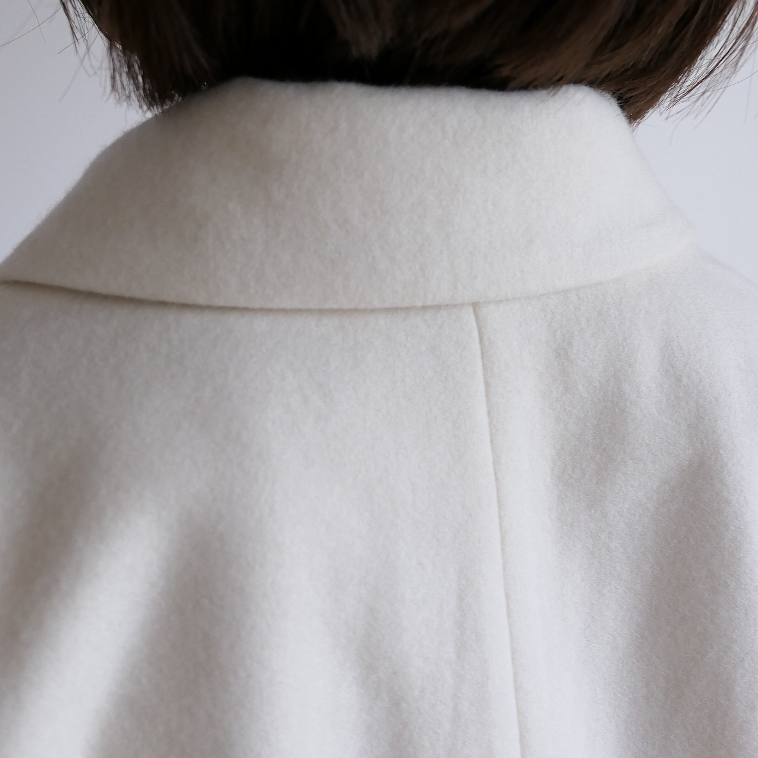 ��������ɥ���ꥪ���� ECOLE DE CURIOSITES��MARGUERITE With Braid Trim Loden Wool �ܥ�塼�ॹ�꡼�֥֥륾��